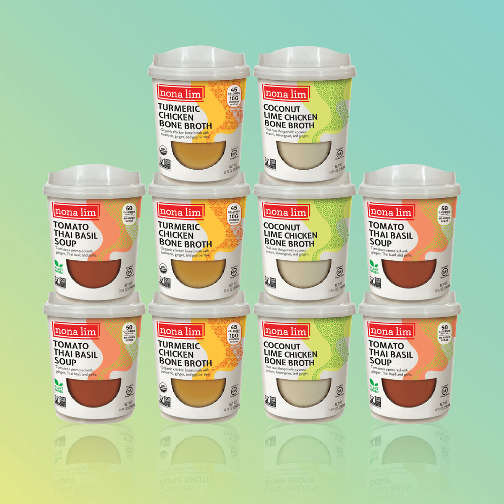 Sip And Go Soup Cups: Convenient, Ready, Non-GMO // Nona Lim