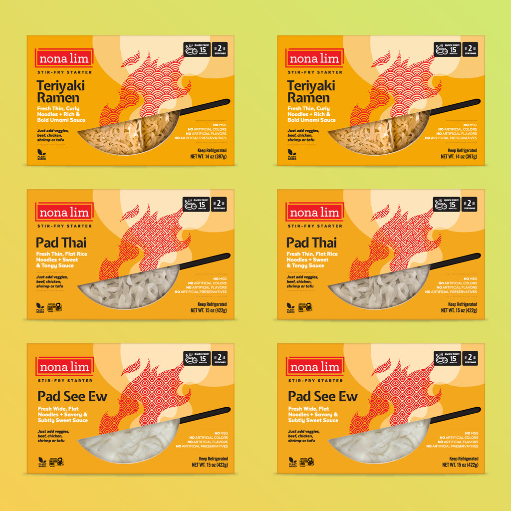Teriyaki Ramen Stir Fry Kit - 6 Pack (Non-GMO) // Nona Lim